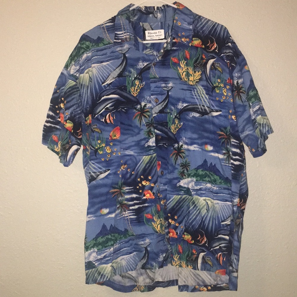 Pohaku T’s Hawaiian Aloha Shirt